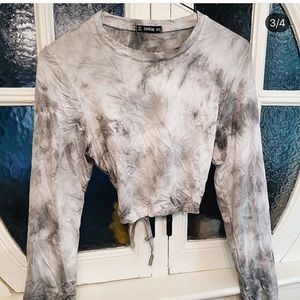 Tie dye with open back